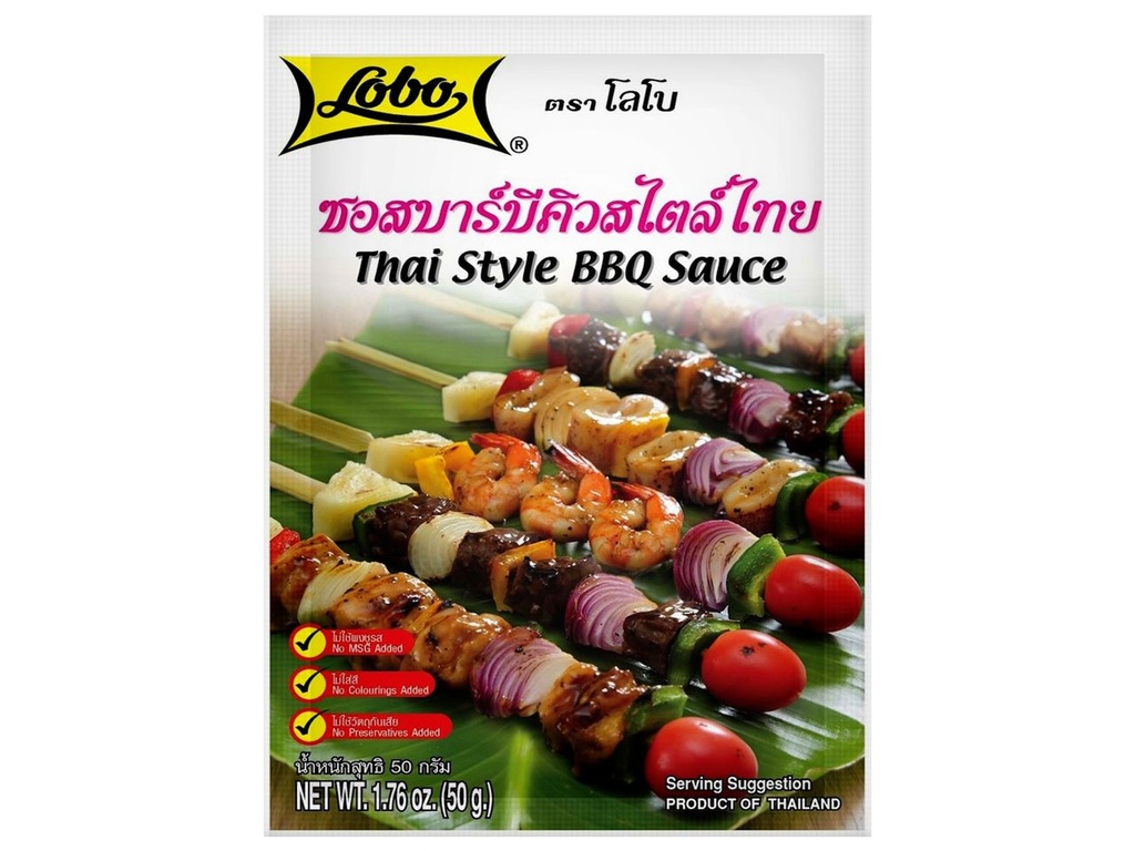 [1505] LOBO thaityylinen BBQ-kastike 50 g.