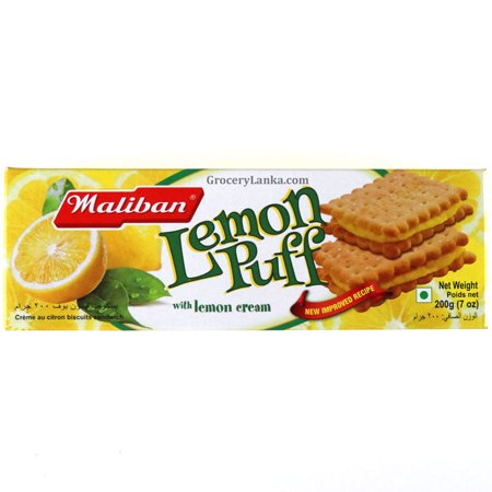 MALIBAN Biscuit Lemon Puff 200g.