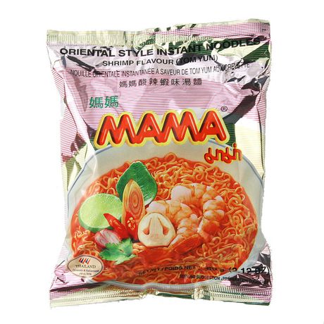 MAMA Ins Nudlar Tom Yum Räkor 60g.