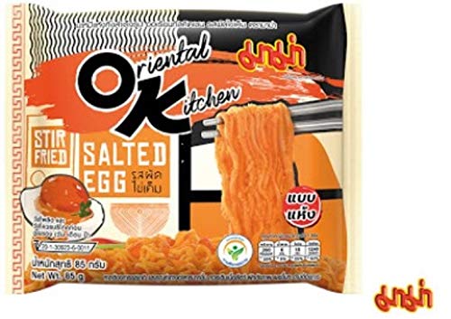 MAMA Ins Noodles Wokissa paistetut suolatut kananmunat 85 g.