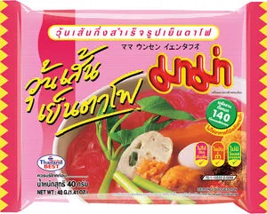 [319] MAMA Instant Bean Vermicelli Yen Ta Fo 40g.
