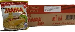 MAMA Snabbnudlar Kyckling 30x55g. (FÖRPACKNING)