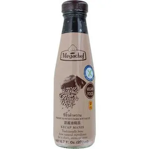 [64] MEGACHEF Söt mörk sojasås *GLUTENFRI 200 ml.