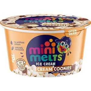 [2224] MINI MELTS Ice Cream with Cookies & Cream 70g.