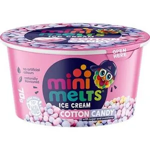 [2225] MINI MELTS Ice Cream with Cotton Candy Flavor 70g.