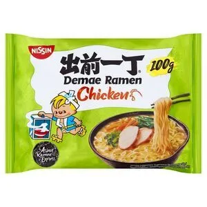 NISSIN Ins Demae Ramen Kyckling 30x100g. (FÖRPACKNING)