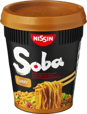 NISSIN Soba japanska currynudlar (kopp) 90 g.