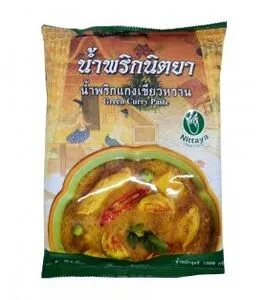 NITTAYA vihreä currytahna 1 kg.