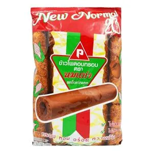 [624] NOM TANG Corn Snack Chocolate Flavor  80g.