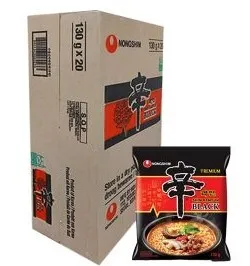 NONGSHIM Ins Noodles Shin Ramyun musta 20 x 130 g.