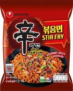NONGSHIM Ins Noodles Shin Ramyun Wok-nuudelit 131 g.