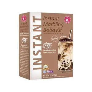 [1246] O'S BUBBLE Ins Boba Mjölkte Kaffesmak 240 g.