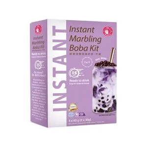 O'S BUBBLE Ins Boba Milk Tea Taro Flavor 240g.
