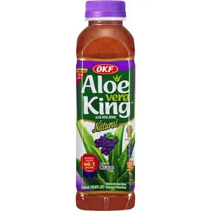 OKF Aloe vera -juoma, viinirypäle, 500 ml.