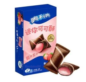 OREO Strawberry Chocolate Wafer Biscuit 40g.