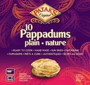 PATAK'S Pappadums Plain 15cm. 100g.