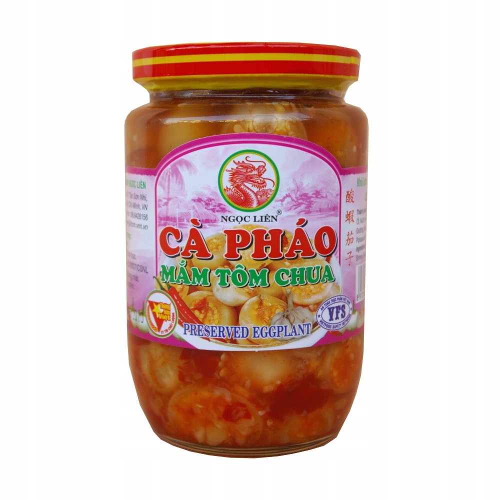 [1913-1] Inlagd aubergine och chili 400 g.