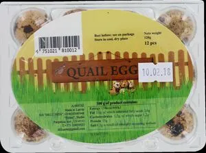 [1059] Quail Eggs x12 120g.