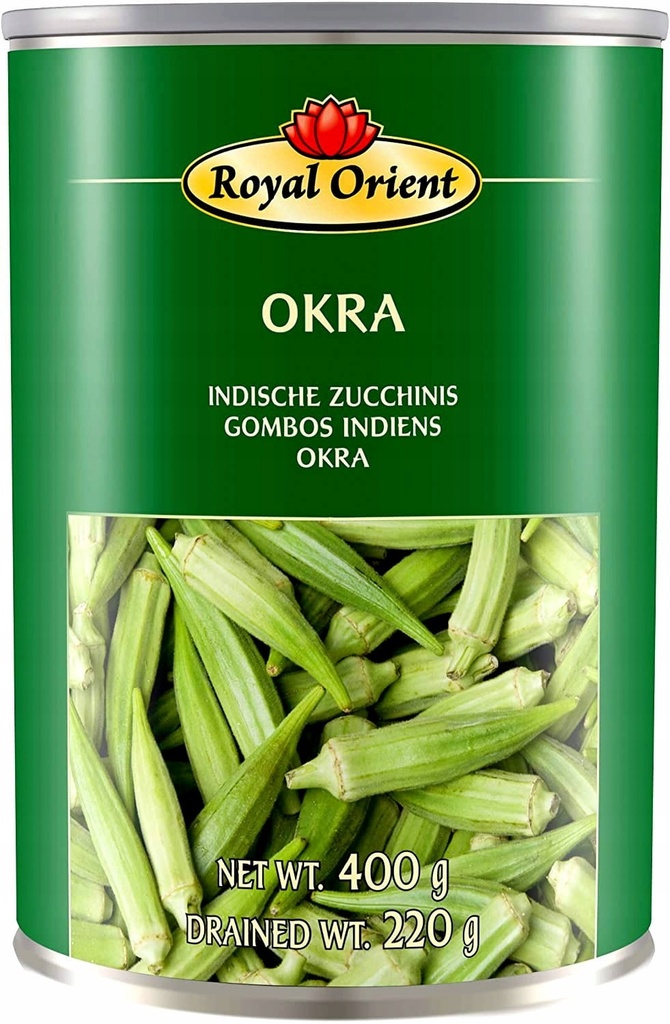 [355] ROYAL ORIENT Okra suolavedessä 400 g.