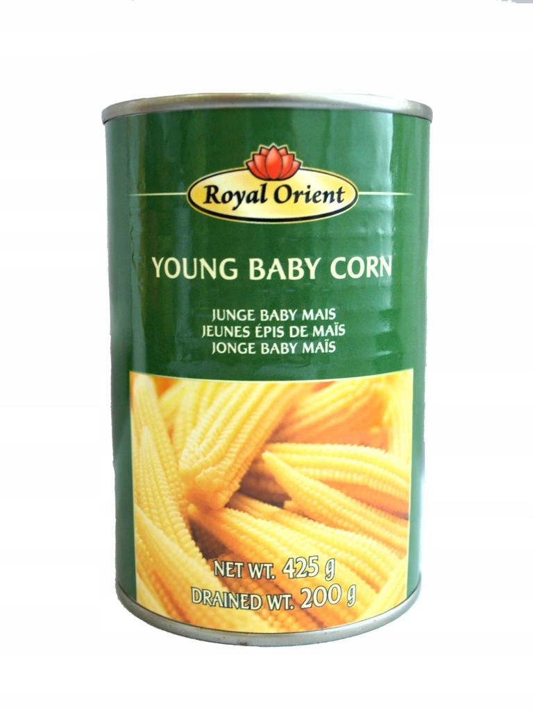 ROYAL ORIENT Young Baby Corn 8-13pcs. 425g.