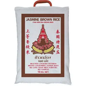 ROYAL THAI ruskea riisi 10 kg.