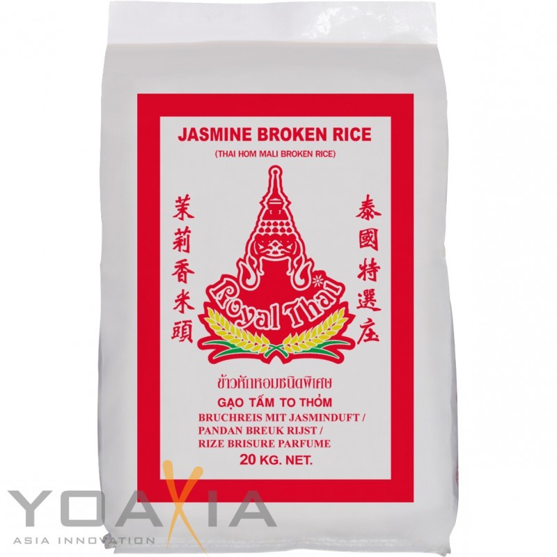 ROYAL THAI Jasmin Brutet ris 20 kg.