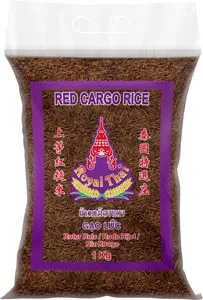 ROYAL THAI punainen cargo-riisi 1 kg.