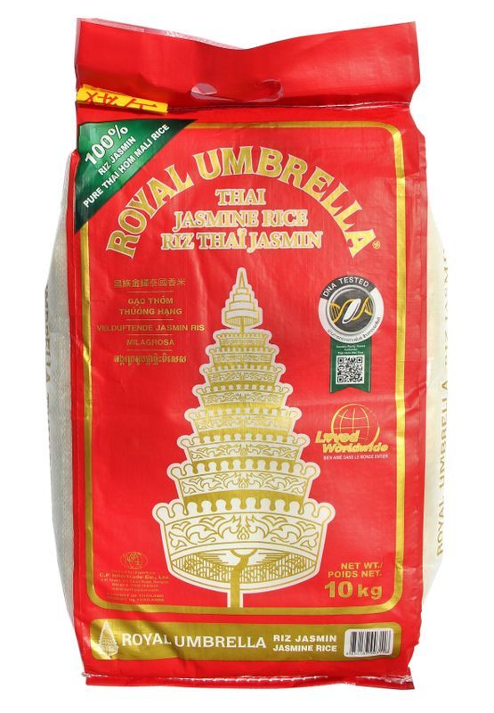 [760] ROYAL UMBRELLA Thailändskt jasminris 10 kg.