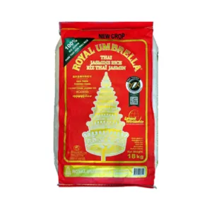 ROYAL UMBRELLA Thai Jasmine Rice 18kg. (NEW CROP 2025)