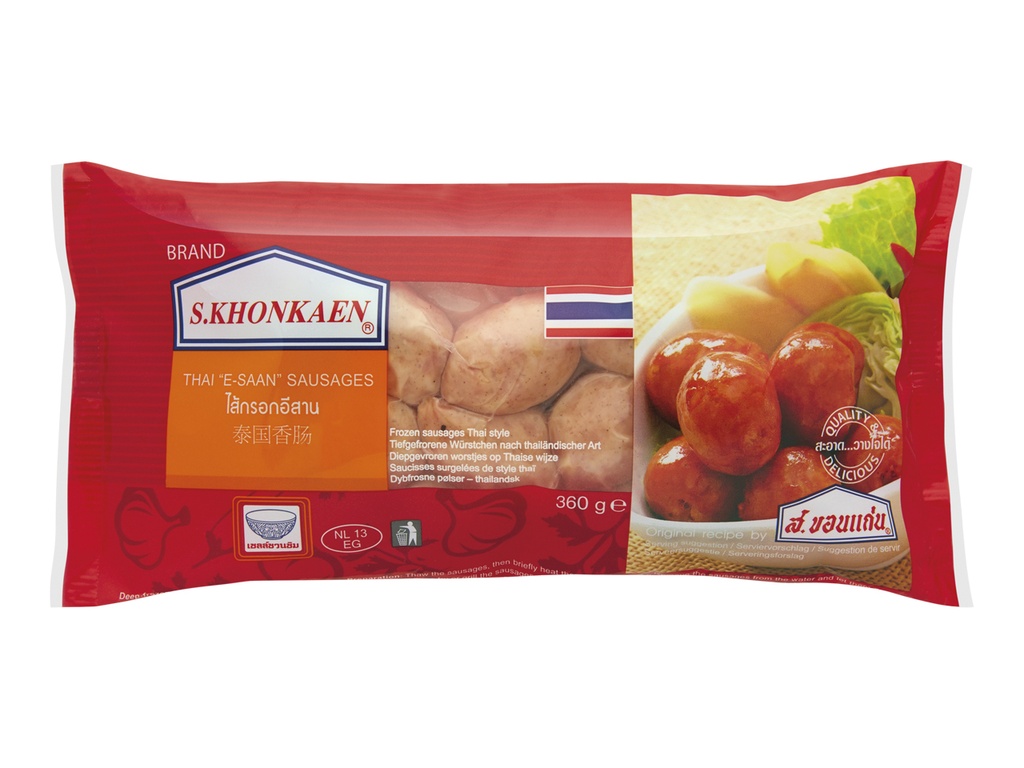 [435] S.SHONKAEN Thai E-Saan Korv 360g.
