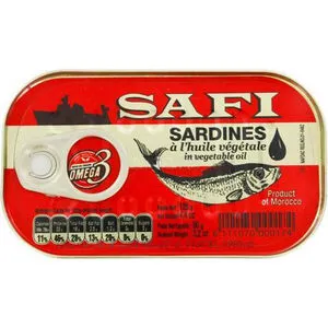 SAFI Sardines in Vegetable Oil 125g.