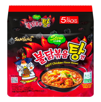SAMYANG Ramen Hot Chicken Stuve 5x145g.