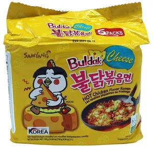 SAMYANG Ramen Tulinen Kanajuusto 5x140g.