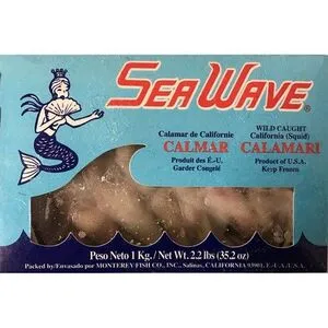 SEA WAVE Kalifornialainen kalmari, kokonainen, 1 kg.