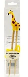 SHINE FARM Chopsticks Children with Silicon Helper/ GIRAFFE