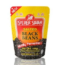 [2109] SILVER SWAN Suolatut mustapavut 100 g.