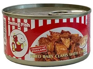 SMALING FISH Fried Baby Clams With Chili 70g.