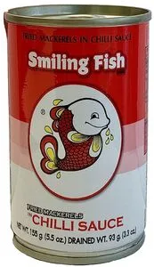 LITEN FISK Stekt makrill i chilisås 155 g.