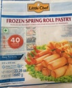 LITTLE CHEF Spring Roll Sheet 21,5cm  660g.