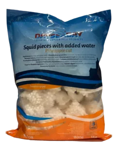 [1525] Squid Pineapple  Cut  4-6cm 800g (Netto).