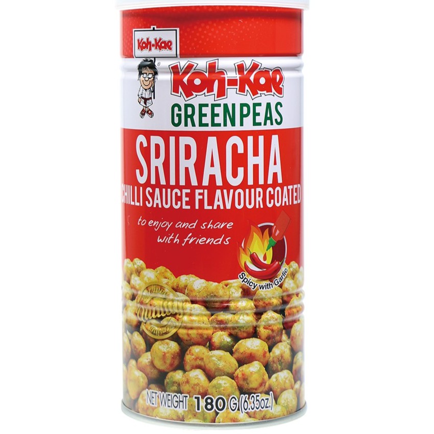 Sriracha Chili Vihreät Herneet 180g.