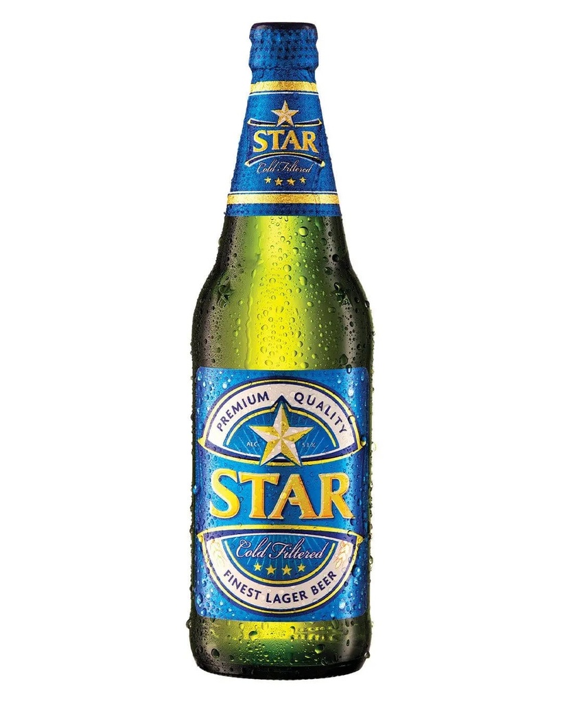 [1716] Star Finest Lager -olut 5,1 % alkoholia 600 ml.