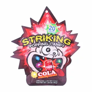 [923] STRIKING Popping Candy -Cola Flavour 30g.