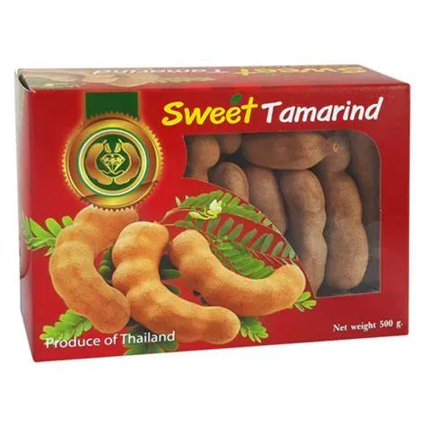 [1387] sweet tamarind with seed 500g.