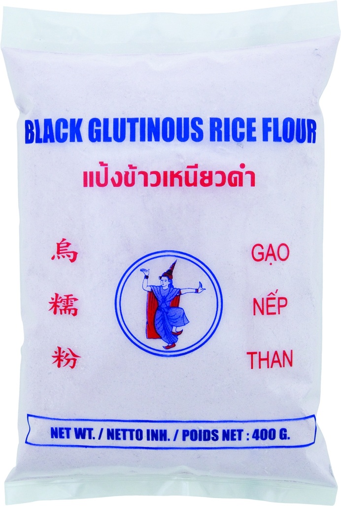 [1259] THAI DANCER Black Glutinous Rice Flour 400g.