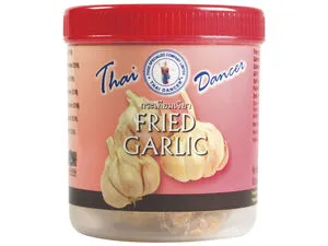 [1741] THAI DANCER Fried Garlic 100g.
