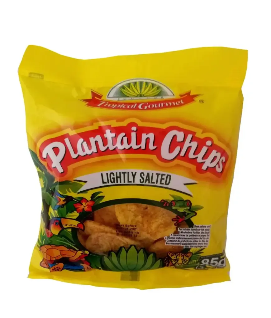 [2264] TROPICAL GOURMET Plantain Chips Lightly Salted 85g.