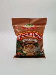 [2262] TROPICAL GOURMET Plantain Chips Sweet 85g.