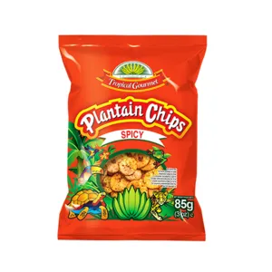 [930] TROPICAL GOURMET Spicy Plantain Chips 85g.