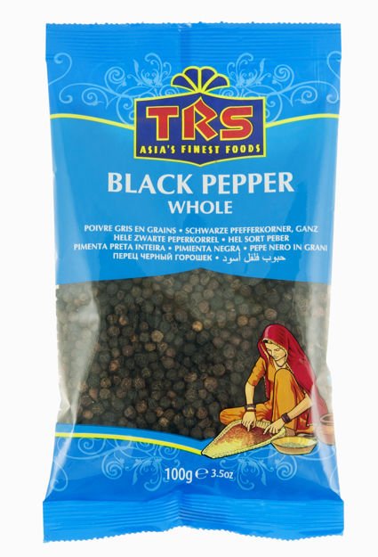 [618] TRS Svartpeppar Hel 100g.